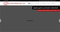 Desktop Screenshot of gutterperfection.com